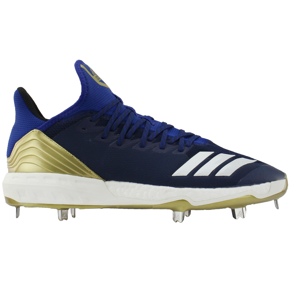 Adidas Icon 4 Baseball Cleats Navy Mens Lace Up Athletic | Shoe Bacca