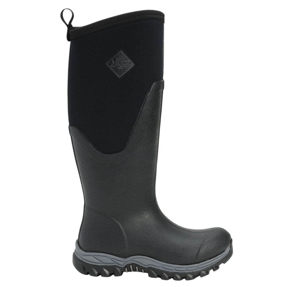 Женские черные повседневные ботинки AS2T-000 на высоком каблуке Muck Boot Arctic Sport Ii