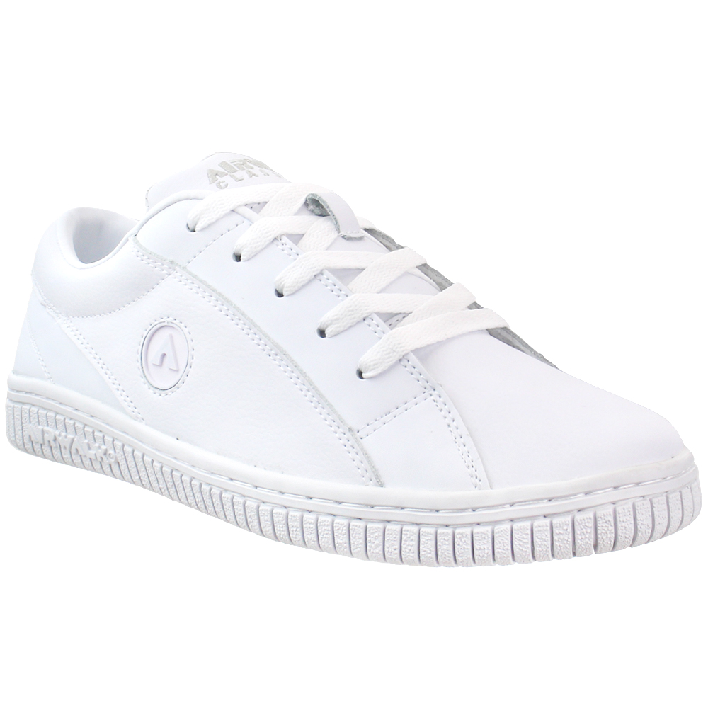 Airwalk The One Gum AW00206-200 Mens White Leather Low Top Athletic Skate Shoes 