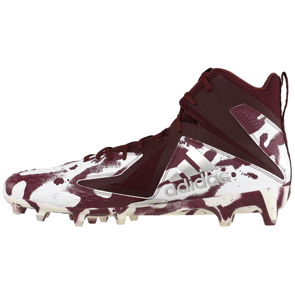 maroon and white adidas cleats