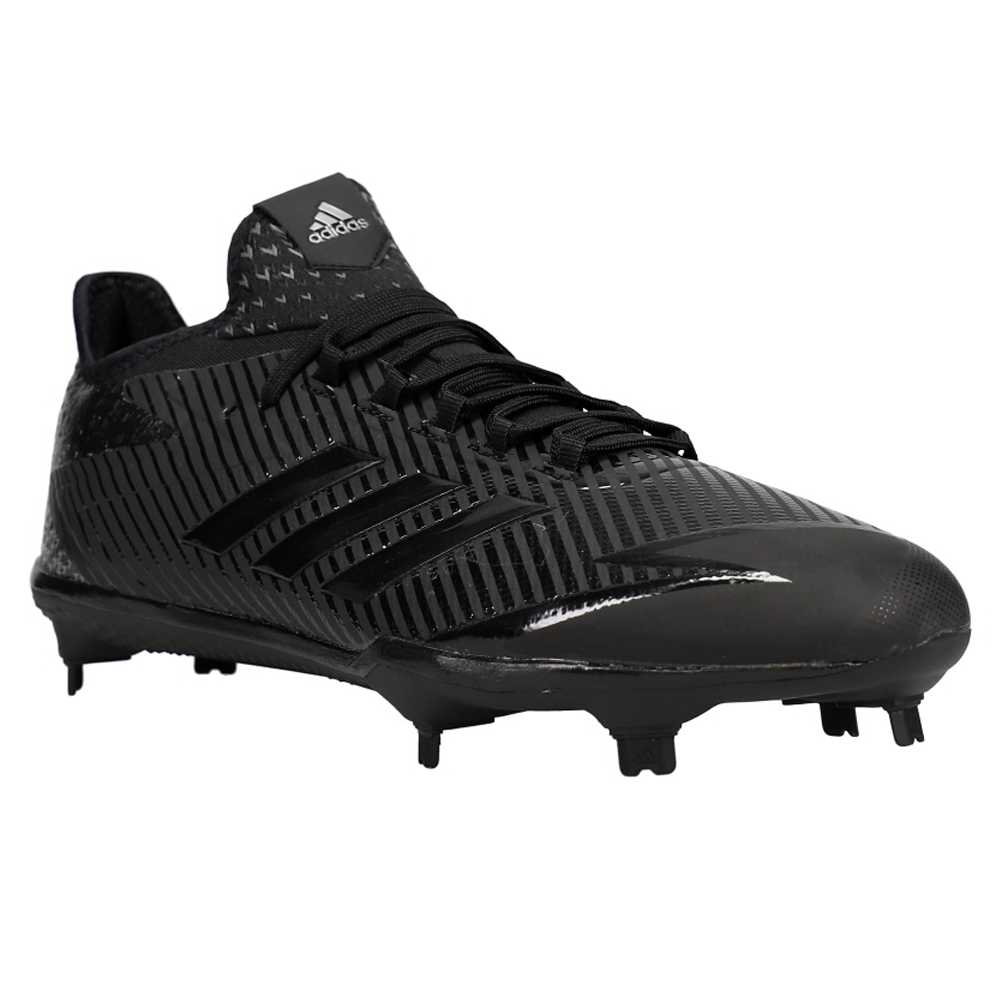 all black adidas baseball cleats