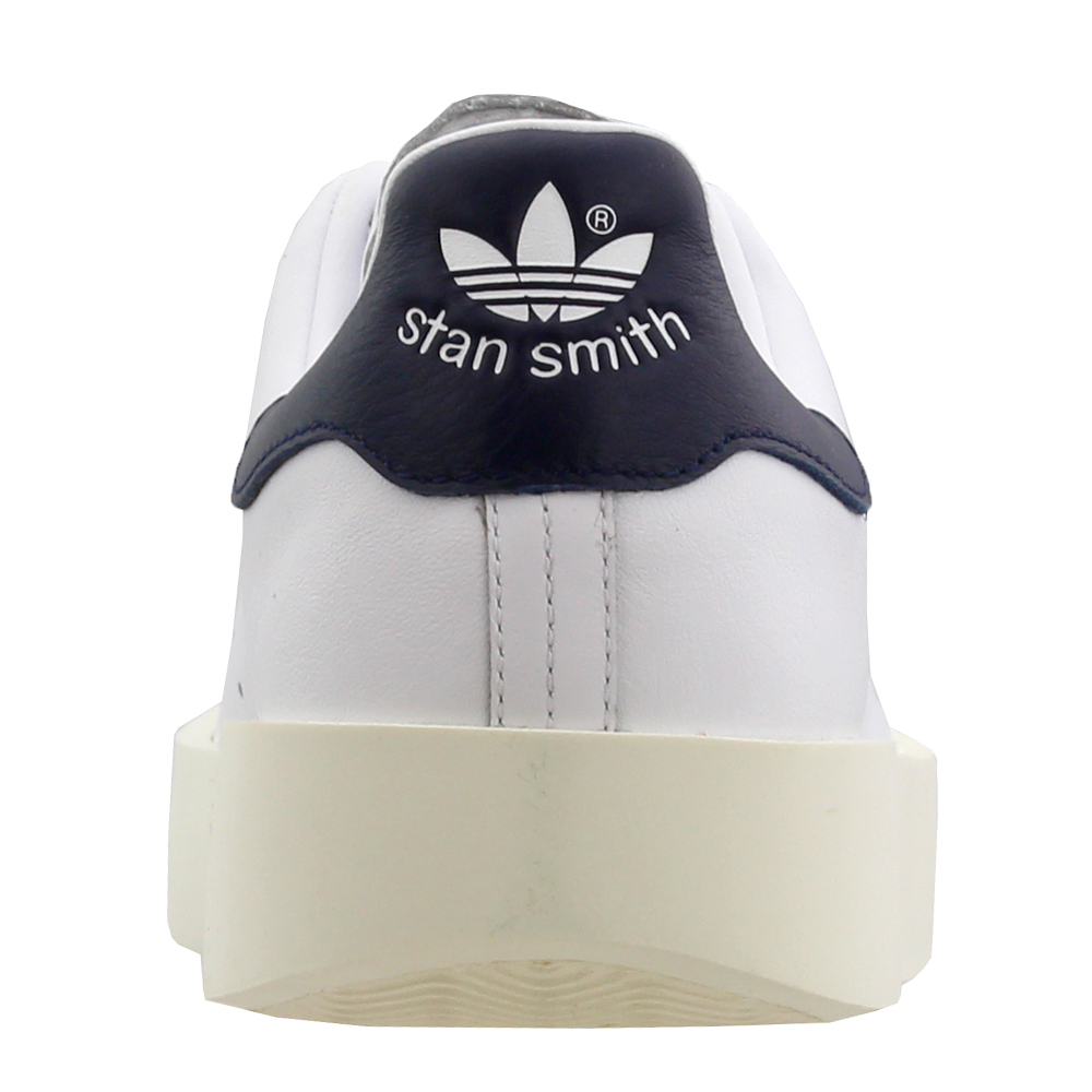 adidas Stan Smith Bold White Womens Lace Up Sneakers