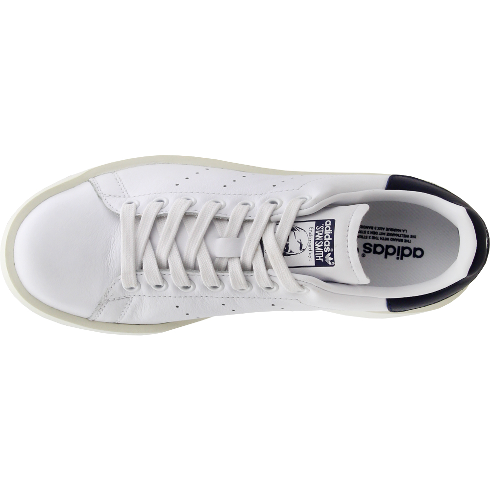 adidas Stan Smith Bold White Womens Lace Up Sneakers