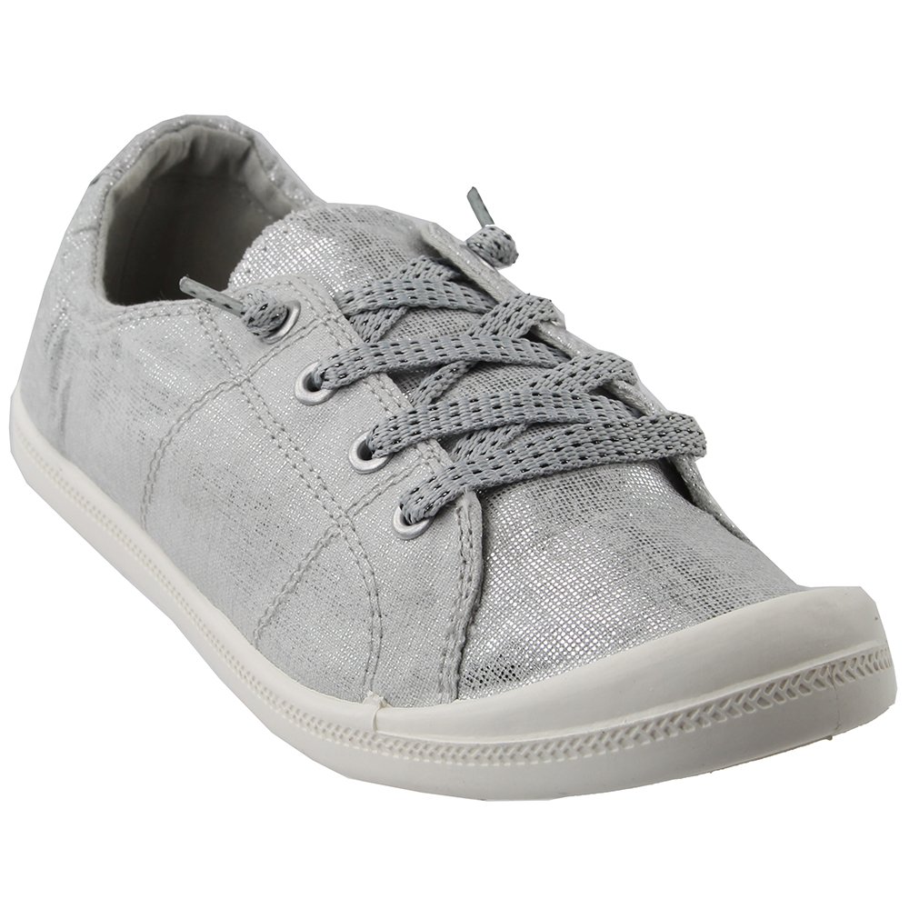 Madden Girl Baailey Silver Womens Lace 