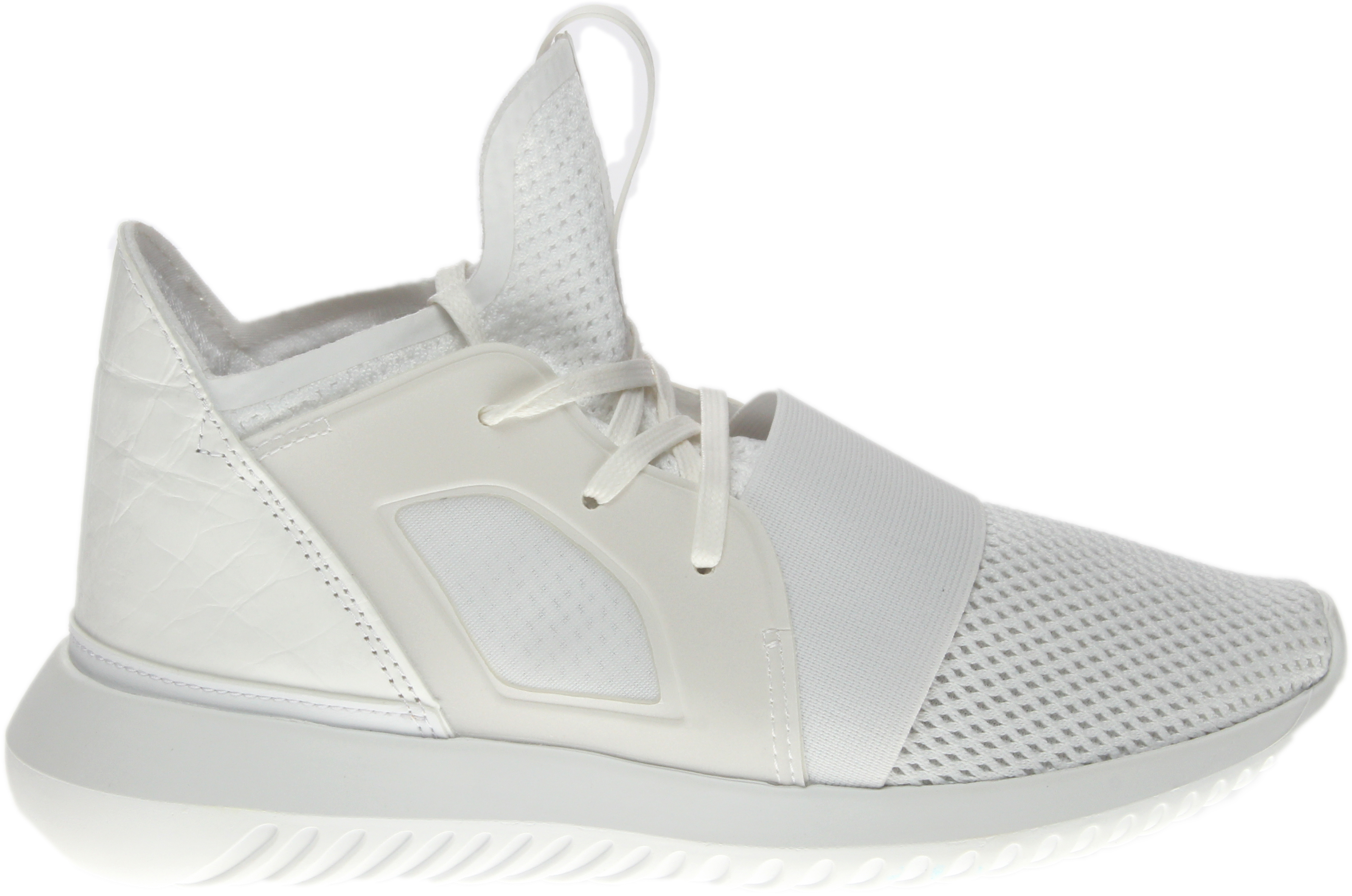 Adidas Tubular Defiant Grey Womens Lace Up Sneakers