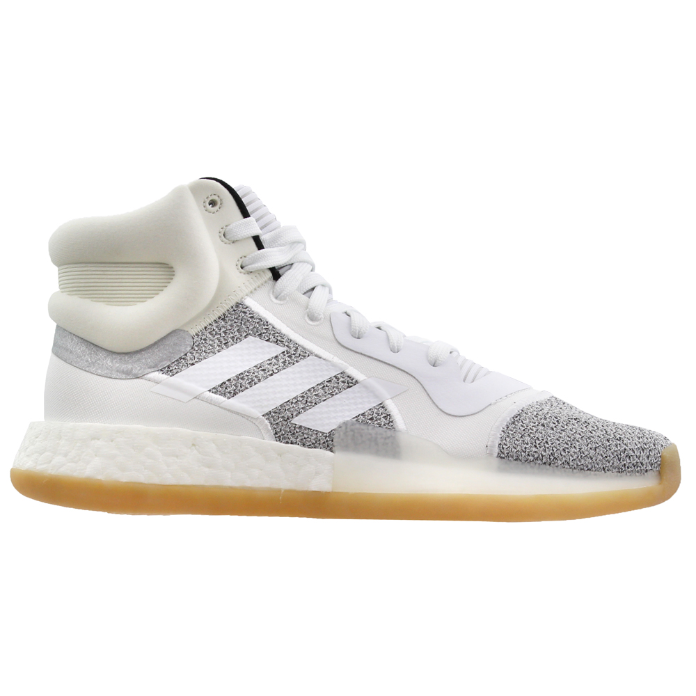 Shop Grey, White Mens adidas Marquee Boost Basketball Shoes