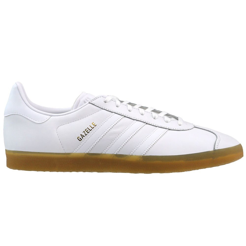 adidas gazelle white laces
