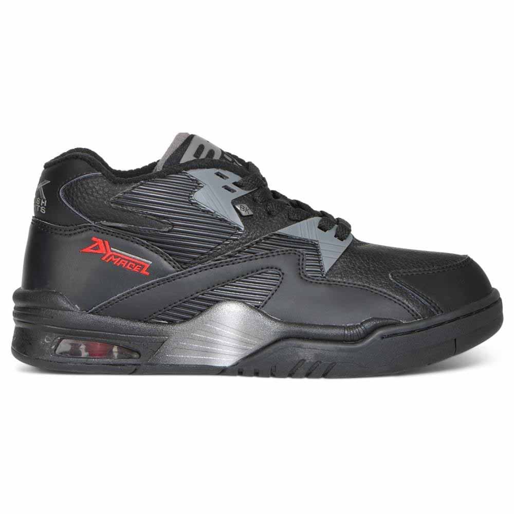 British Knights Control Mid Black Mens Athletic British knights kings sl mens black leather mid top lifestyle sneakers shoes. british knights control mid black mens