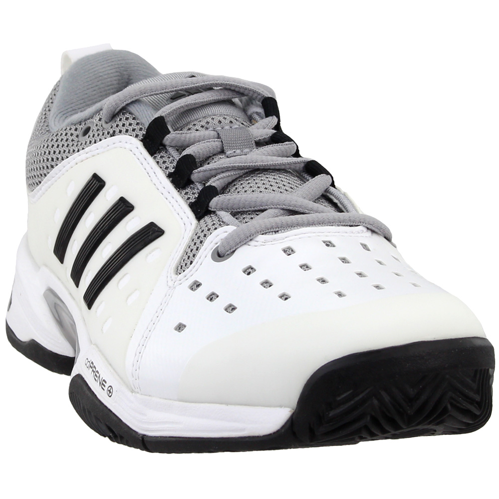 adidas Barricade Classic Wide Tennis Shoes White Mens Lace Up Athletic