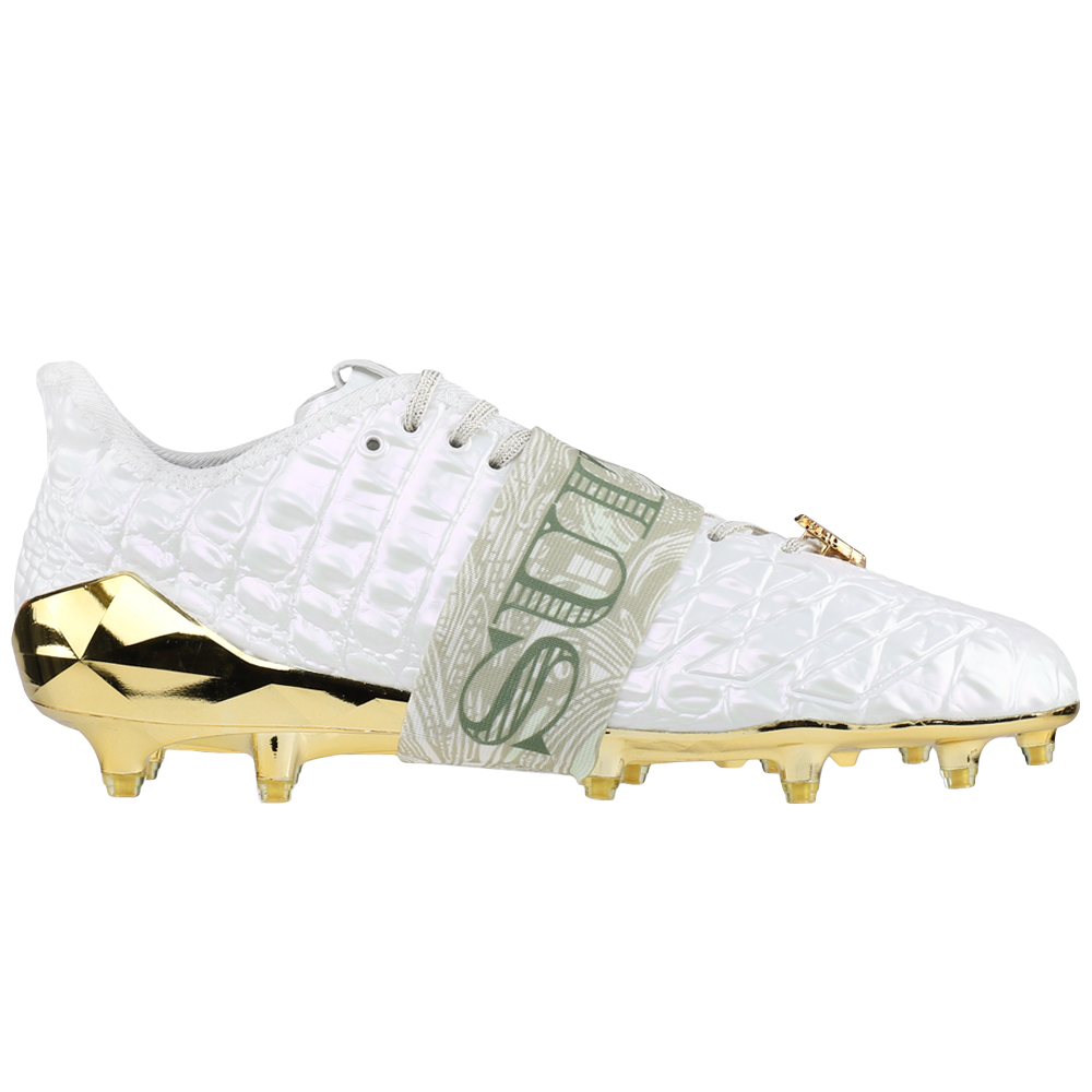 culture Children Stick out adidas Adizero 5-Star 6.0 x Snoop Dogg Football Cleats White Mens Lace Up  Athletic