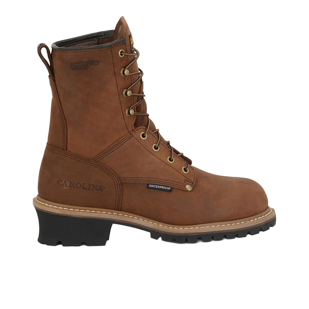 Carolina Elm Logger 8 Inch Insulated Work Boots