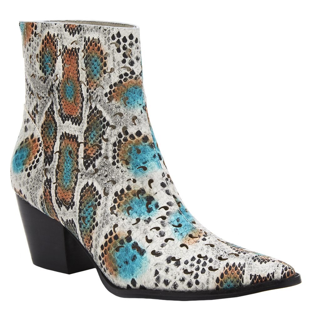 coconuts snakeskin booties