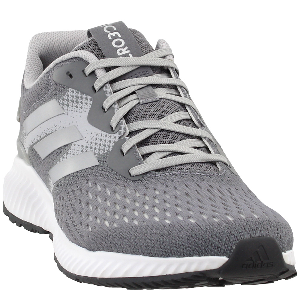 Adidas Aerobounce Grey Mens Lace Up Athletic Adidas Aerobounce Grey Mens Lace Up Athletic