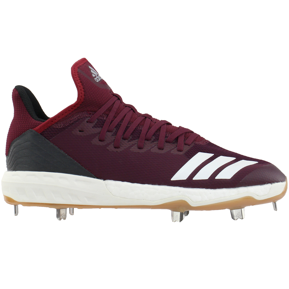 Adidas Icon Trainer 4 Baseball Shoes Red Mens Lace Up Athletic | Shoe Bacca