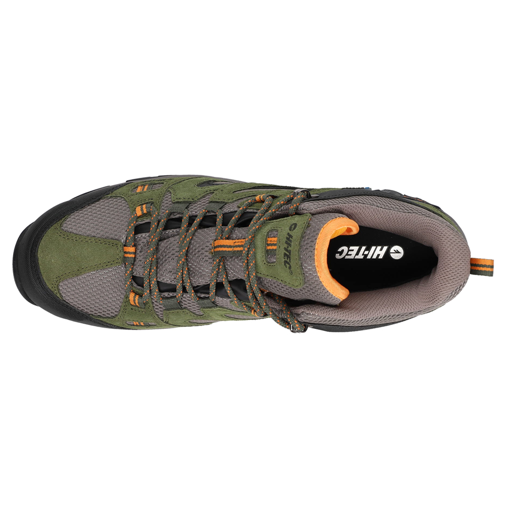 Hi-Tec Mens Ht Ravus Mid Wp Lace Up Hiking Hiking Casual Boots...