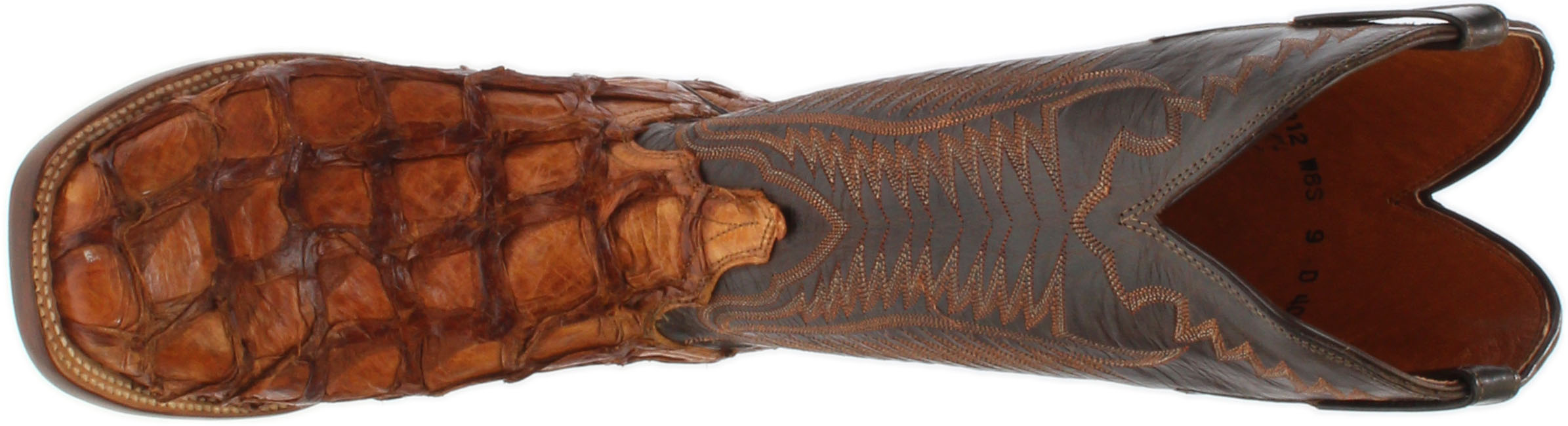 lucchese pirarucu cognac