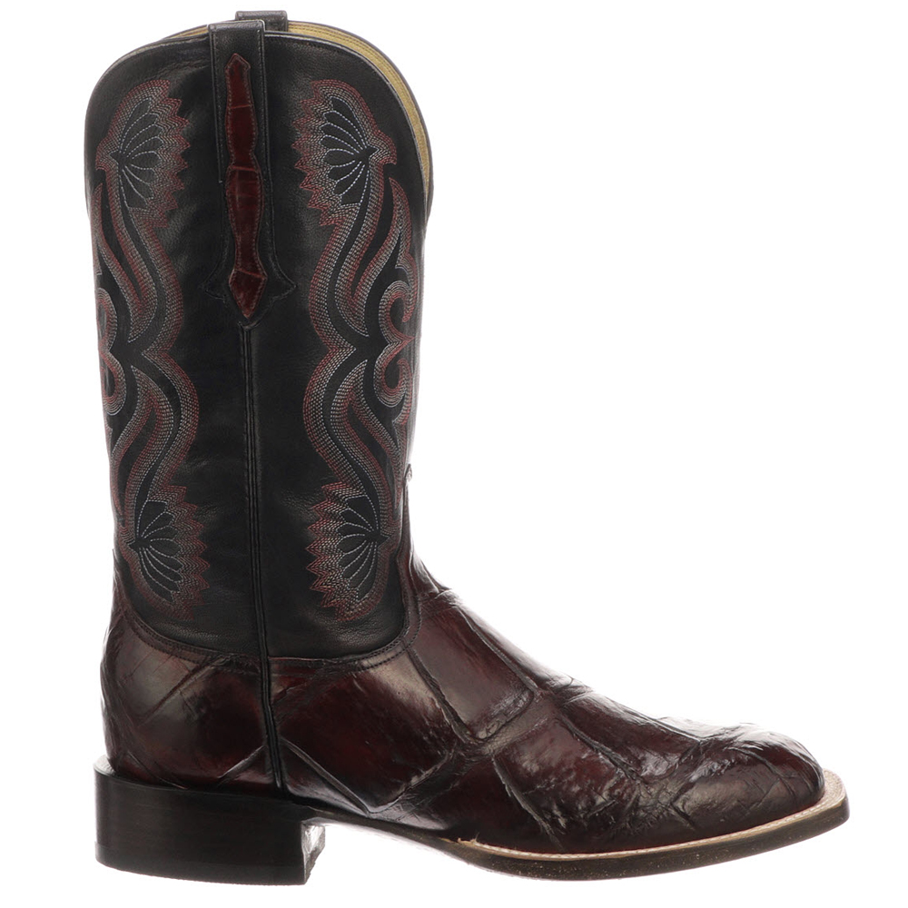 Lucchese Roy Alligator Leather Boots