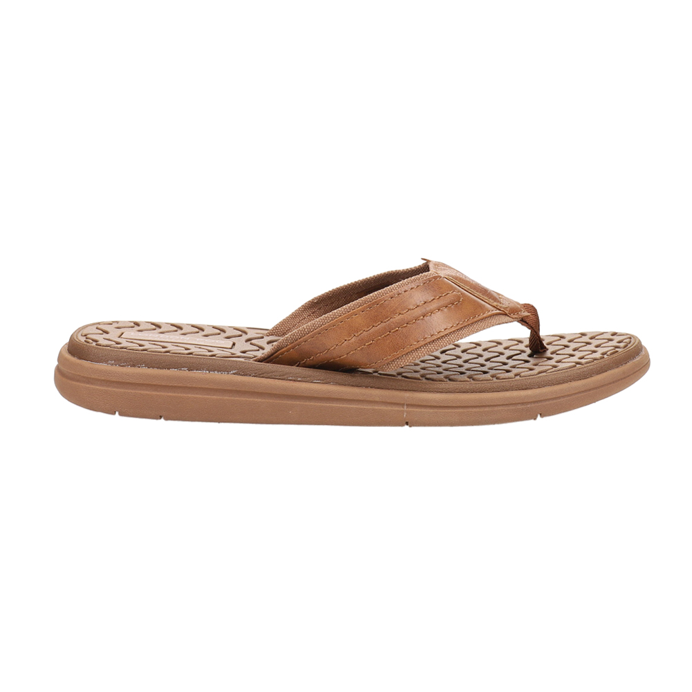 London Fog Anthony Flip Flops Mens Brown Casual Sandals