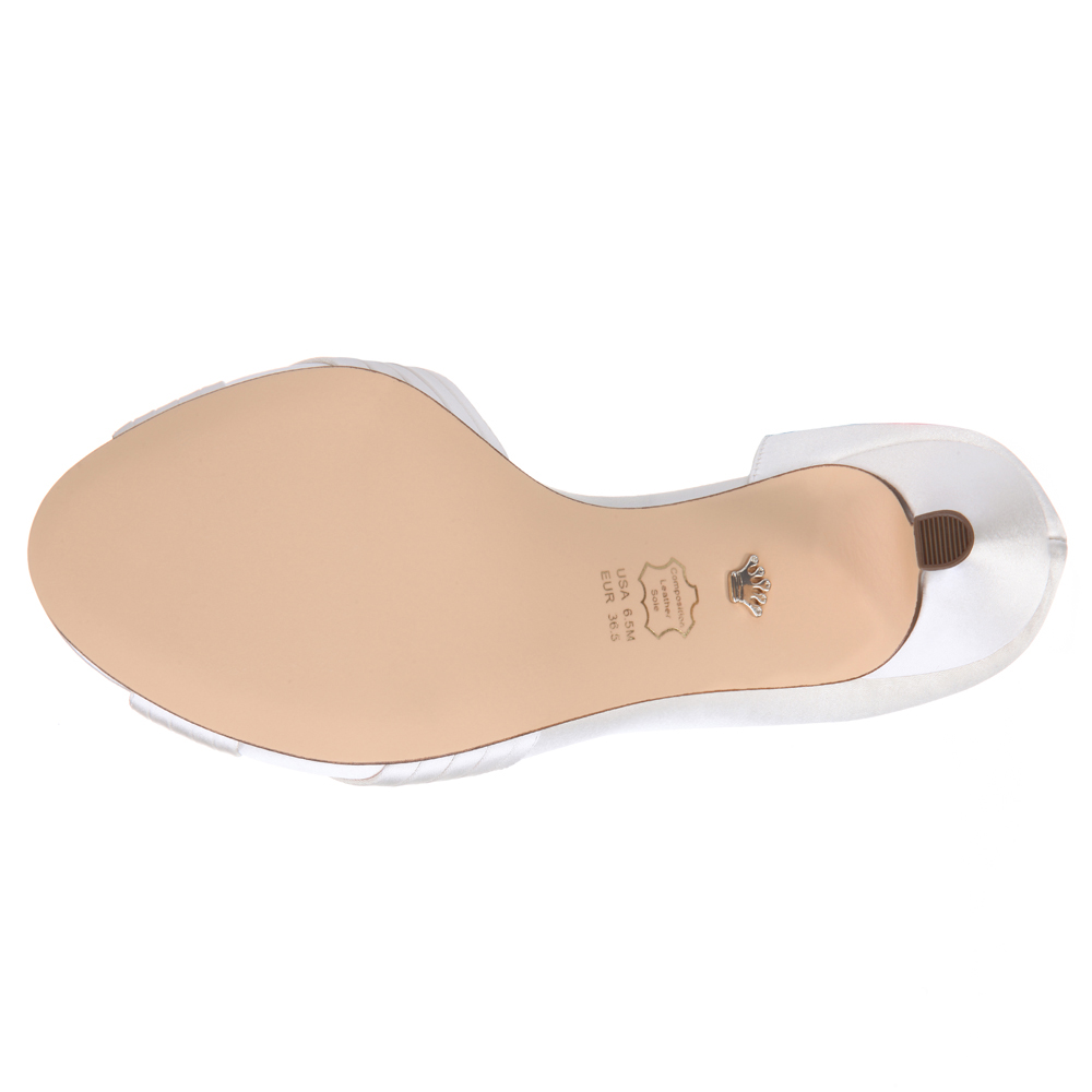 Shop Off White Womens Nina Contesa Metallic Peep Toe Evening Pumps