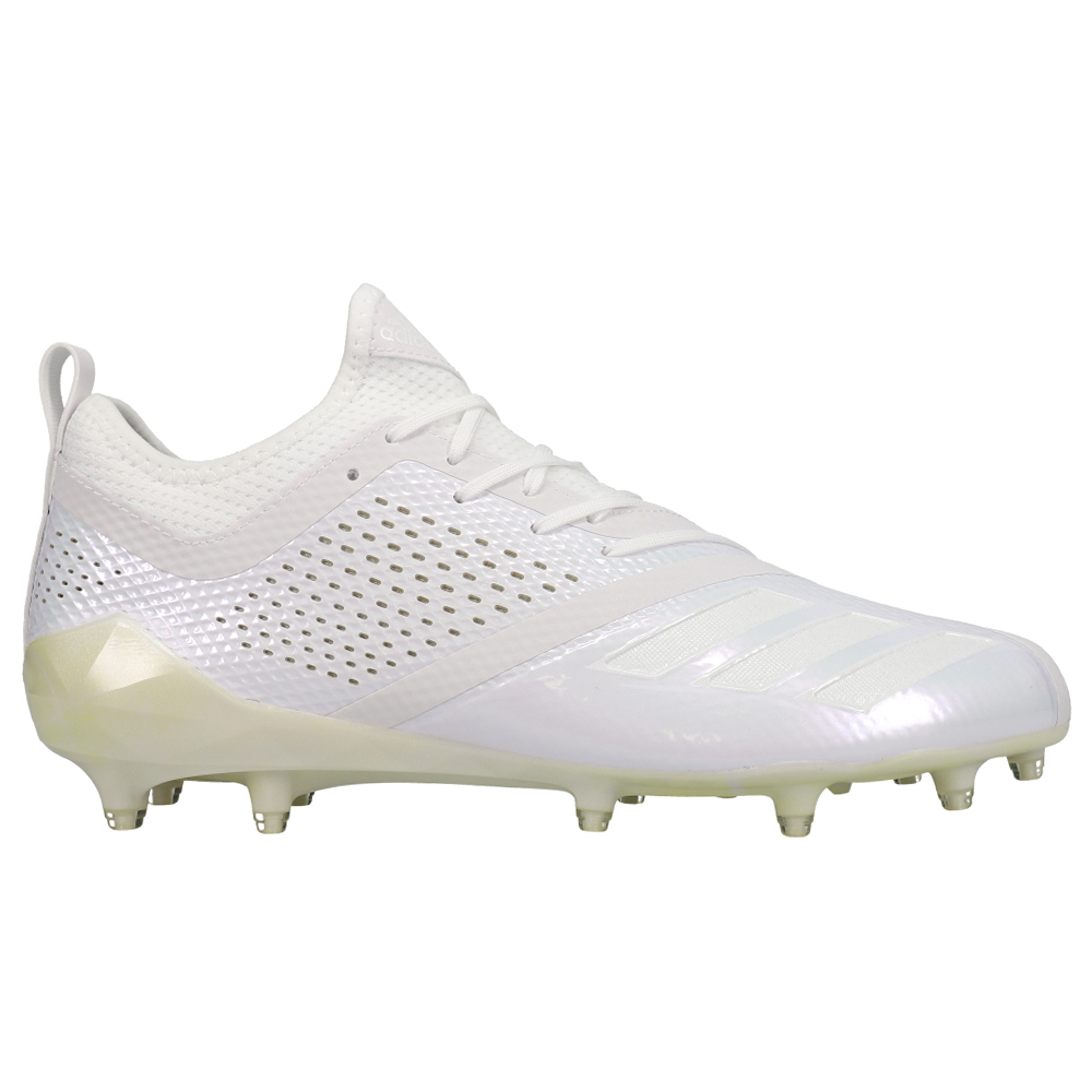 adidas Adizero 5-Star 7.0 Football Cleats White Mens Lace Up Athletic