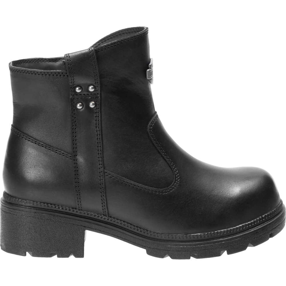 harley davidson steel toe boots with zipper