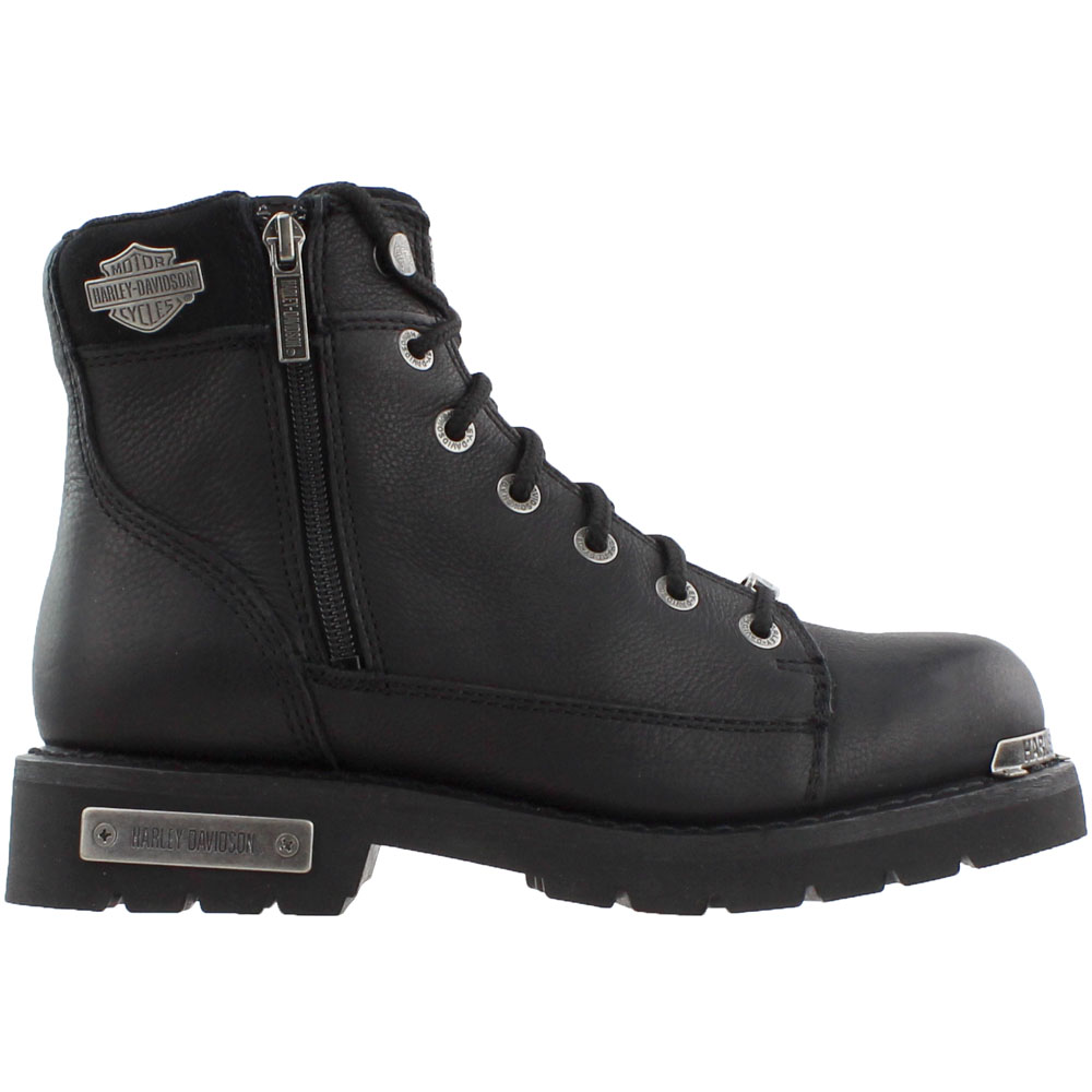 Harley-Davidson Footwear Chipman Motorcycle Boots Black Mens Motorcycle, Lug Sole Boots