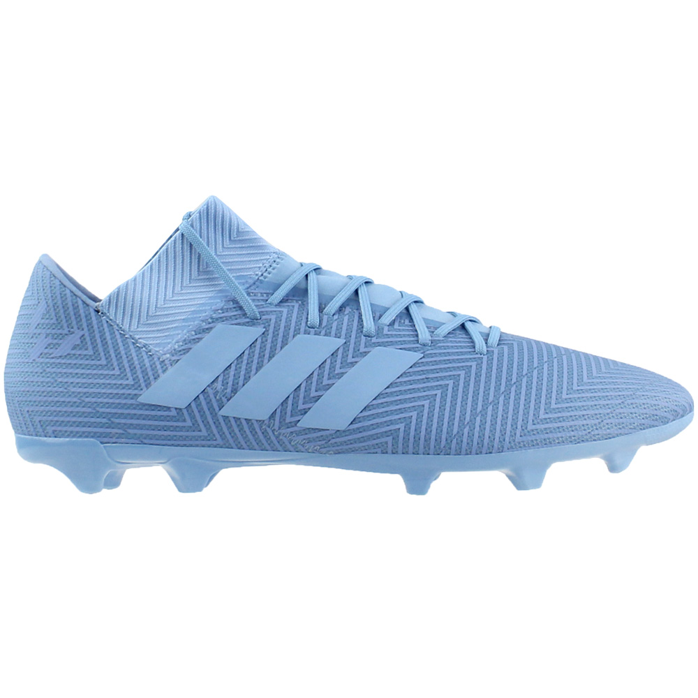 Adidas Nemeziz Messi 18 3 Firm Ground Soccer Cleats Blue Mens Lace Up Athletic Adidas Nemeziz Messi 18 3 Firm Ground Soccer Cleats Blue Mens Lace Up Athletic