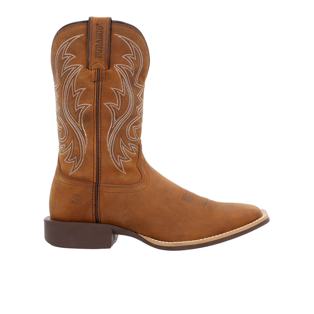 Durango Shyloh Embroidered Square Toe Pull On Cowboy Boots