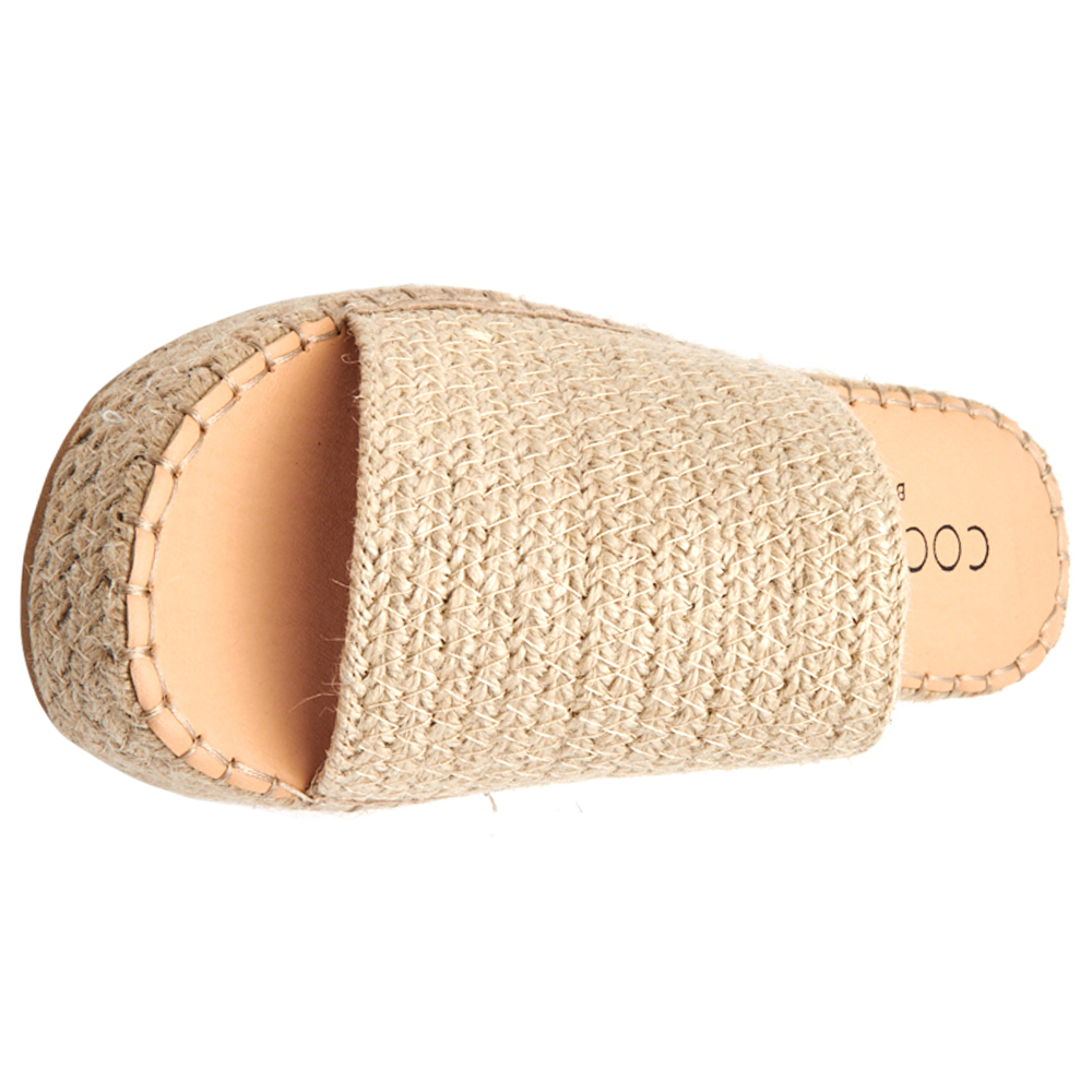 Coconuts By Matisse Del Mar Espadrille Sandals Beige Womens Slide Platform Espadrille Sandals