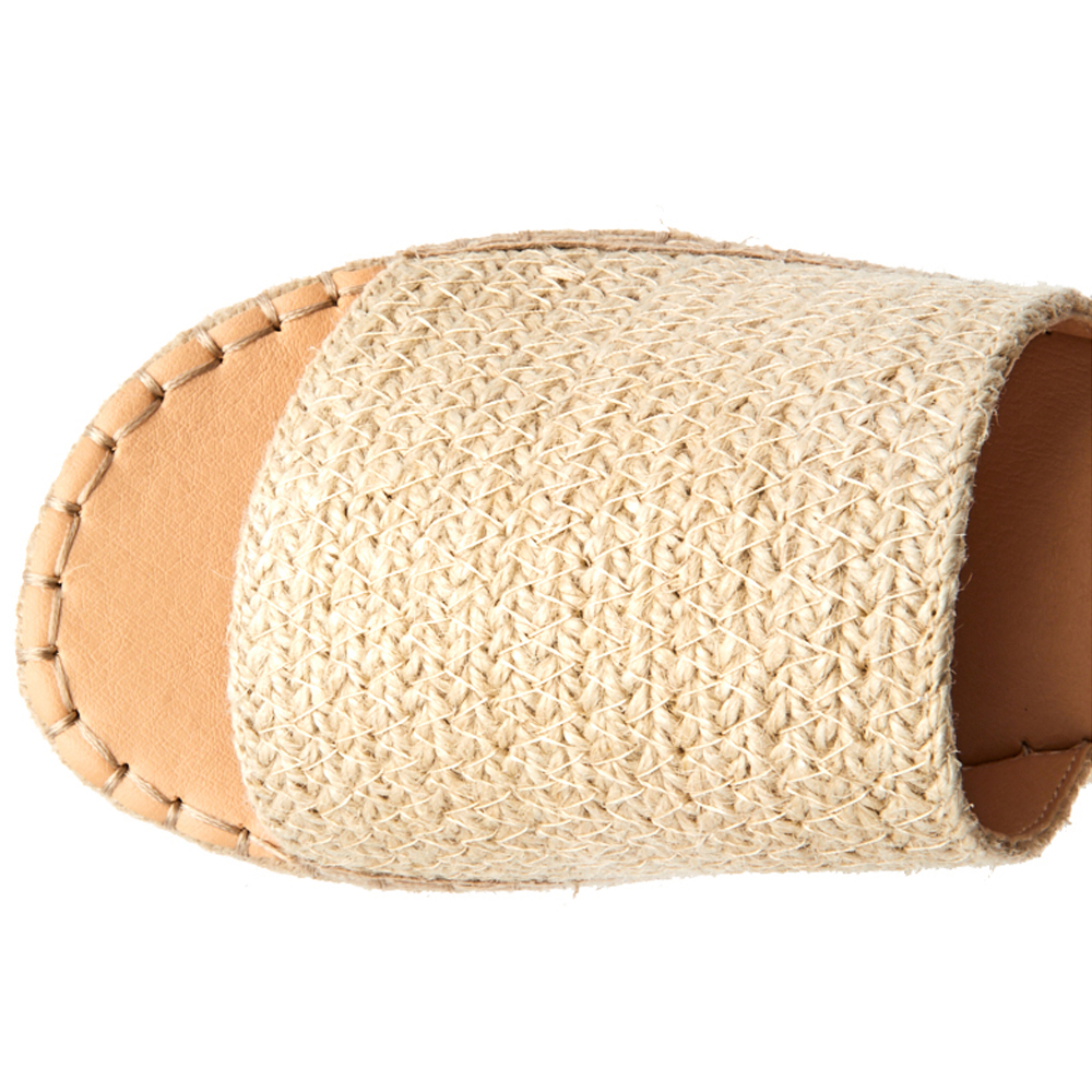 Coconuts By Matisse Del Mar Espadrille Sandals Beige Womens Slide Platform Espadrille Sandals
