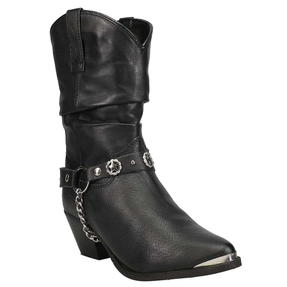 Dingo Olivia spitz zulaufend Cowboy Damen schwarz Freizeit Stiefel DI522 - Bild 2 von 7
