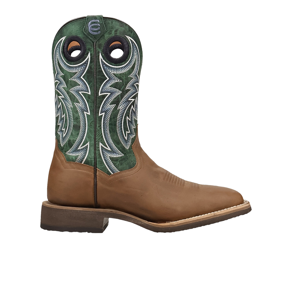 Dan Post Boots Royston Leather Square Toe Pull On Cowboy Boots