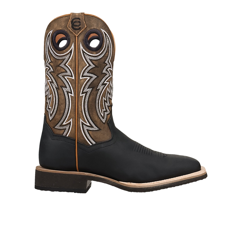 Dan Post Boots Royston Leather Square Toe Pull On Cowboy Boots