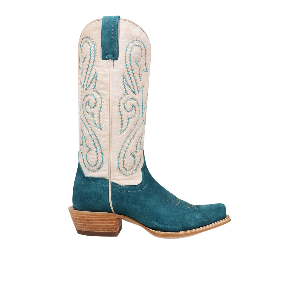 Dan Post Boots Lanessa Leather Square Toe Pull On Cowboy Boots