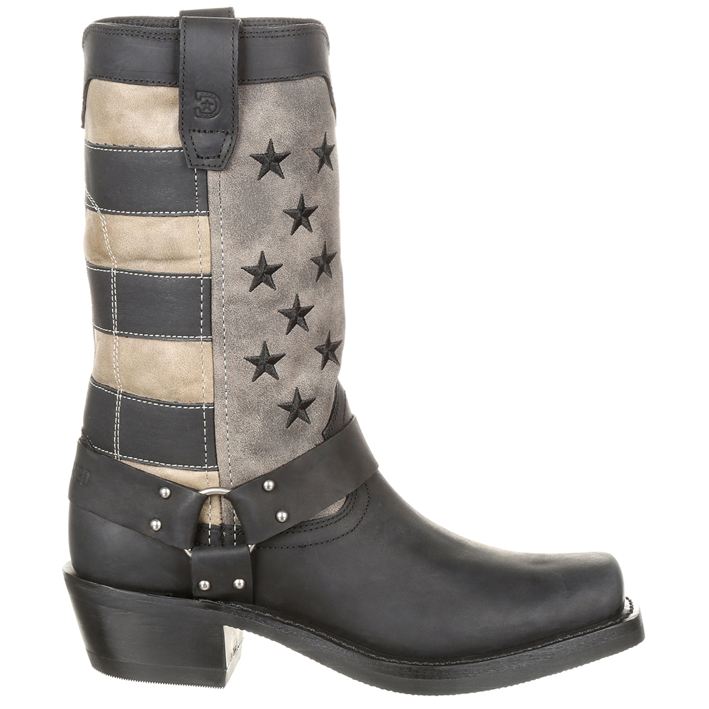 durango black faded flag harness boot