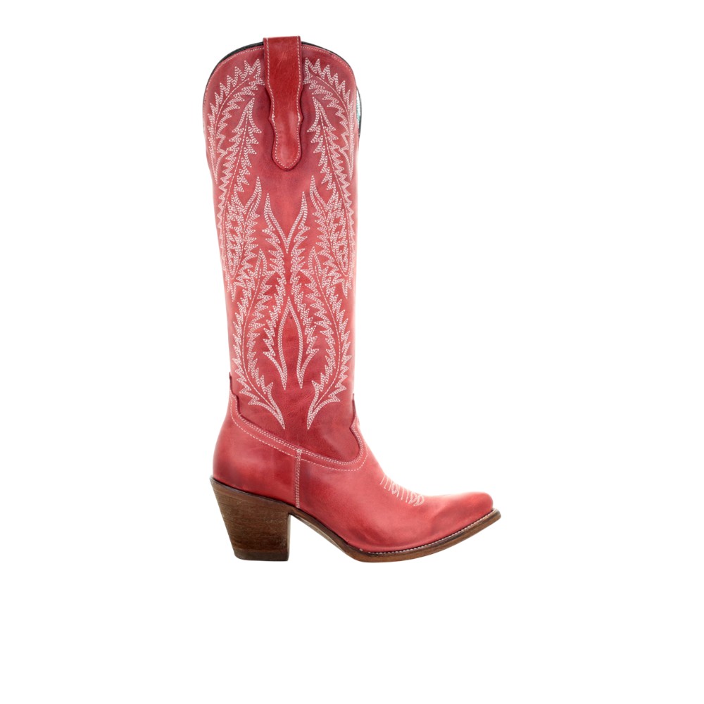 CORRAL Womens Red Embroidery Tall Top, Size: 8, Width: M (E1318-LD-M-8)