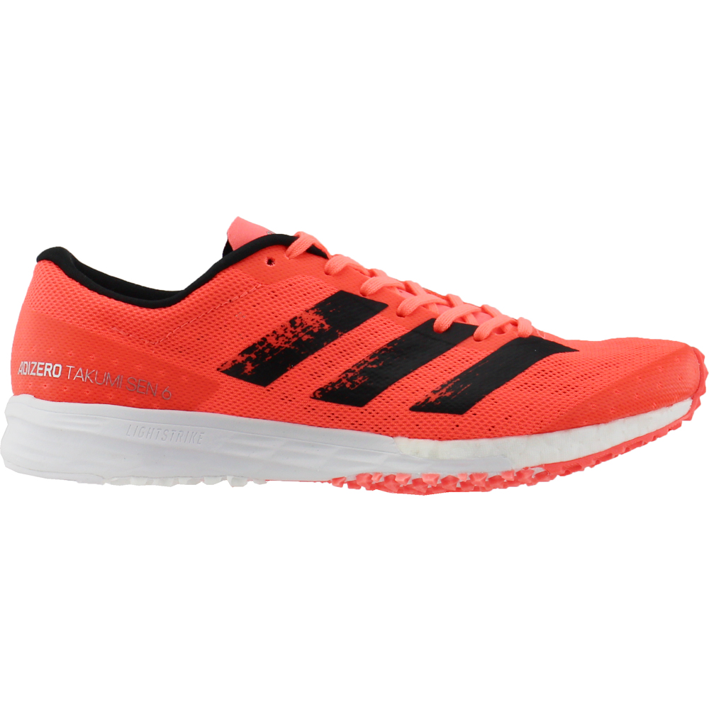 Adidas Adizero Takumi Sen 6 Running Shoes Orange Mens Lace Up Athletic Adidas Adizero Takumi Sen 6 Running Shoes Orange Mens Lace Up Athletic