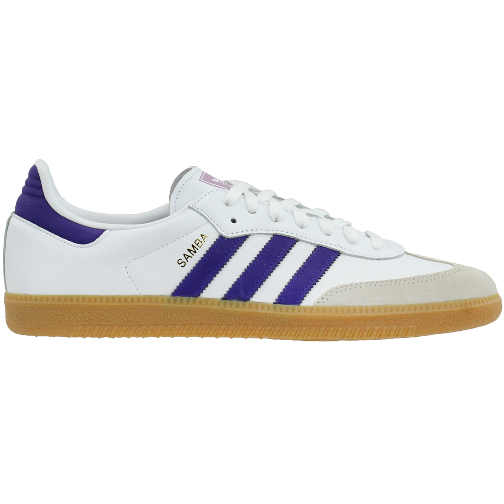 Adidas samba white purple