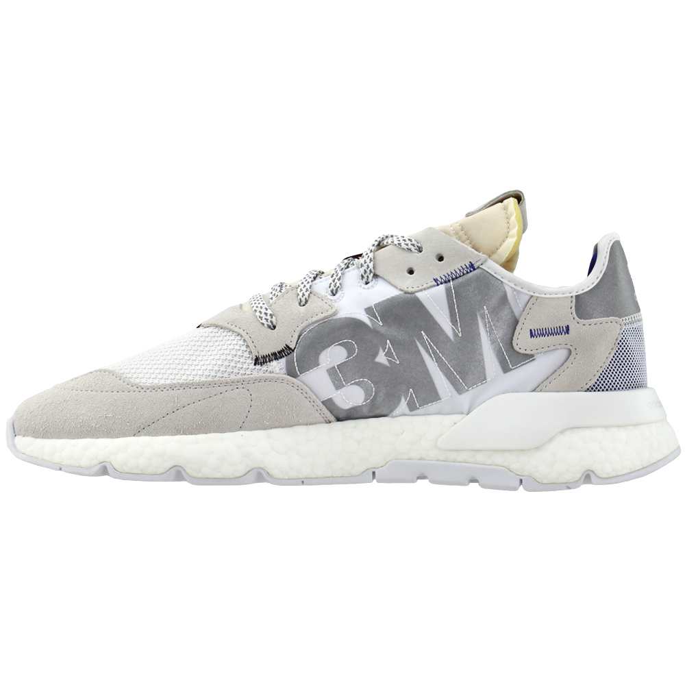 adidas Nite Jogger Mens White Sneakers Casual Shoes EE5885