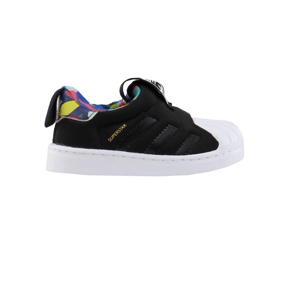 Adidas Superstar 360 Infant Toddler Black Mens Slip On Sneakers