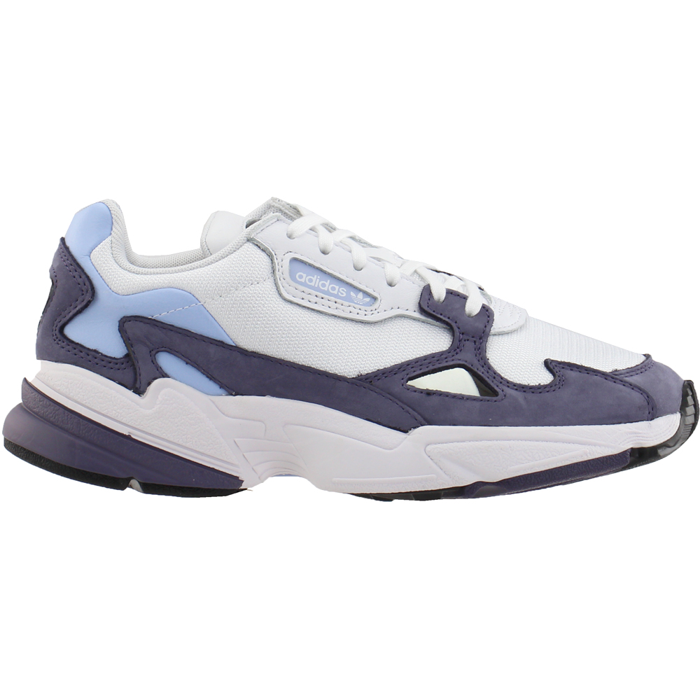 adidas Falcon Lace Up Sneakers White Womens Chunky, Lace ...