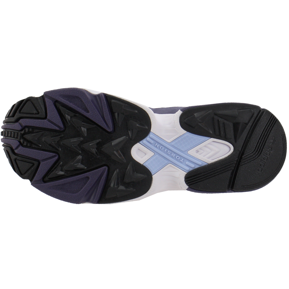 adidas Falcon Lace Up Sneakers White Womens Chunky, Lace ...