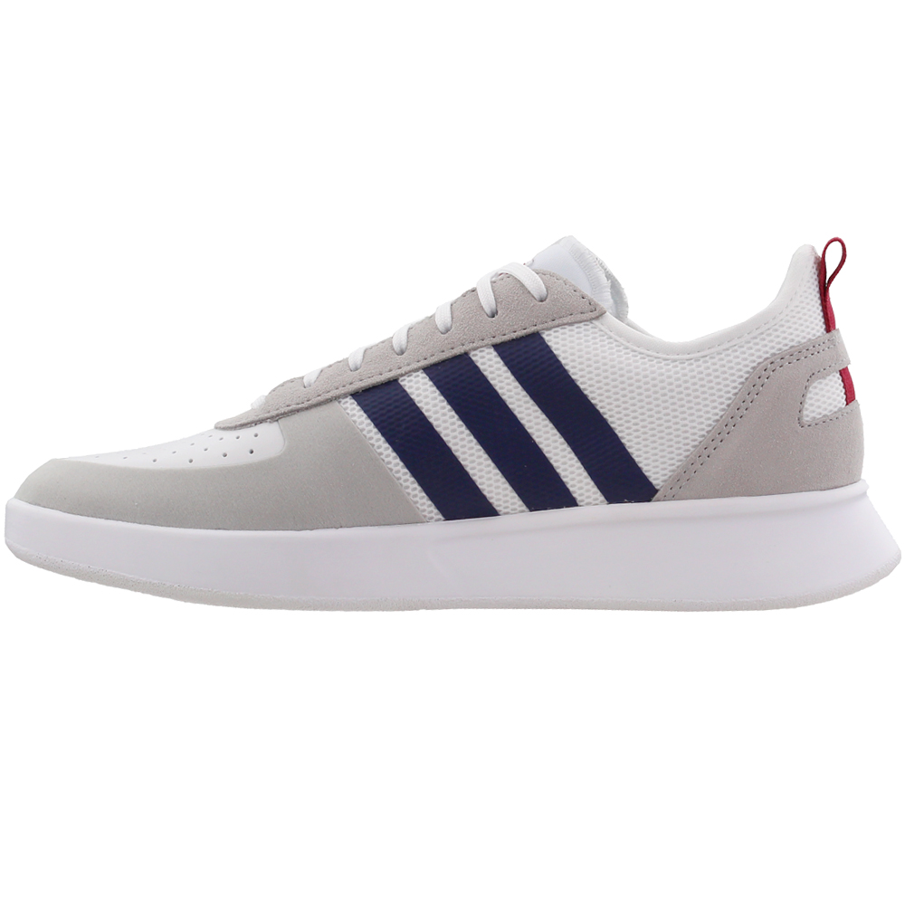 adidas Court 80s White Mens Lace Up Sneakers