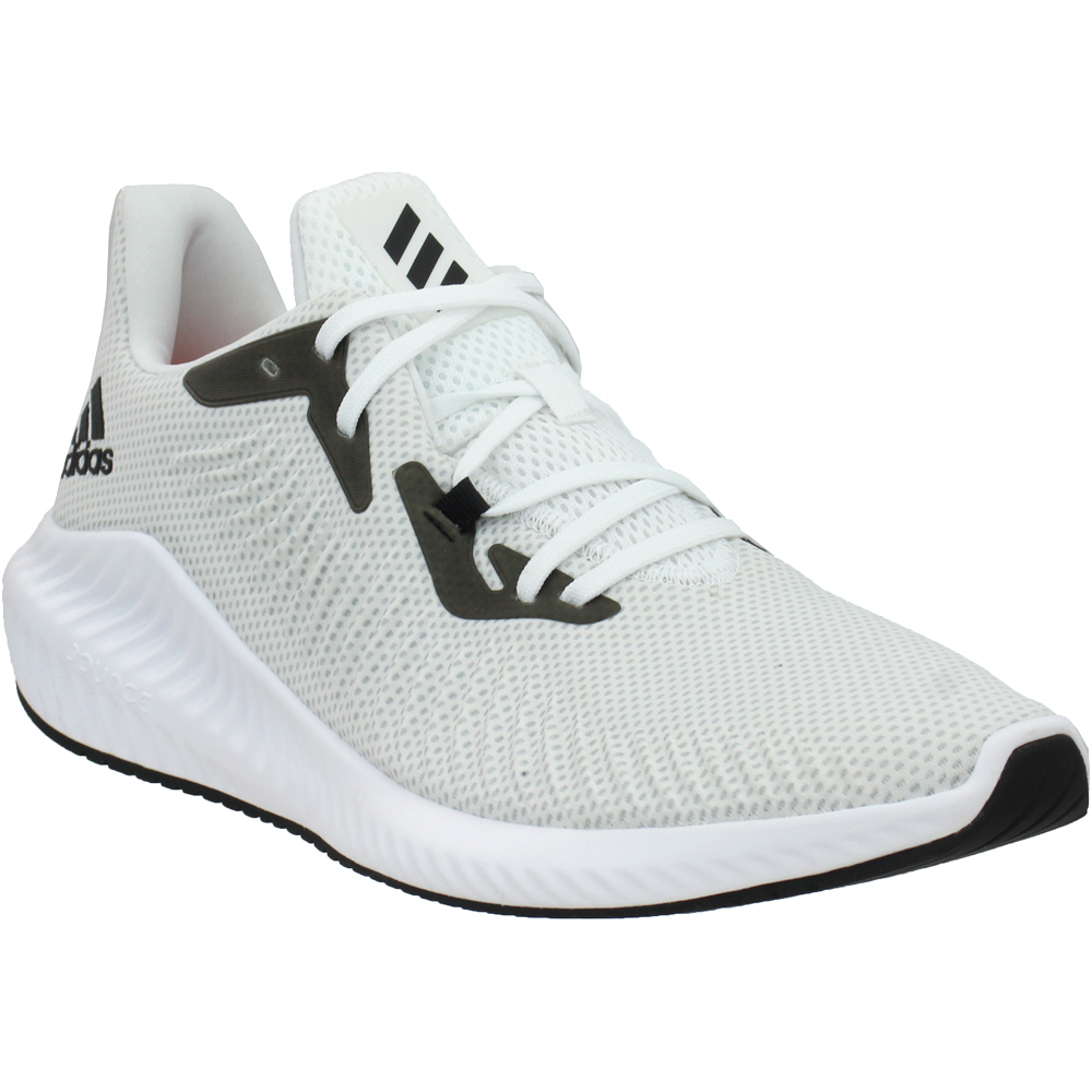 adidas Alphabounce 3 Running Shoes White Mens Lace Up Athletic