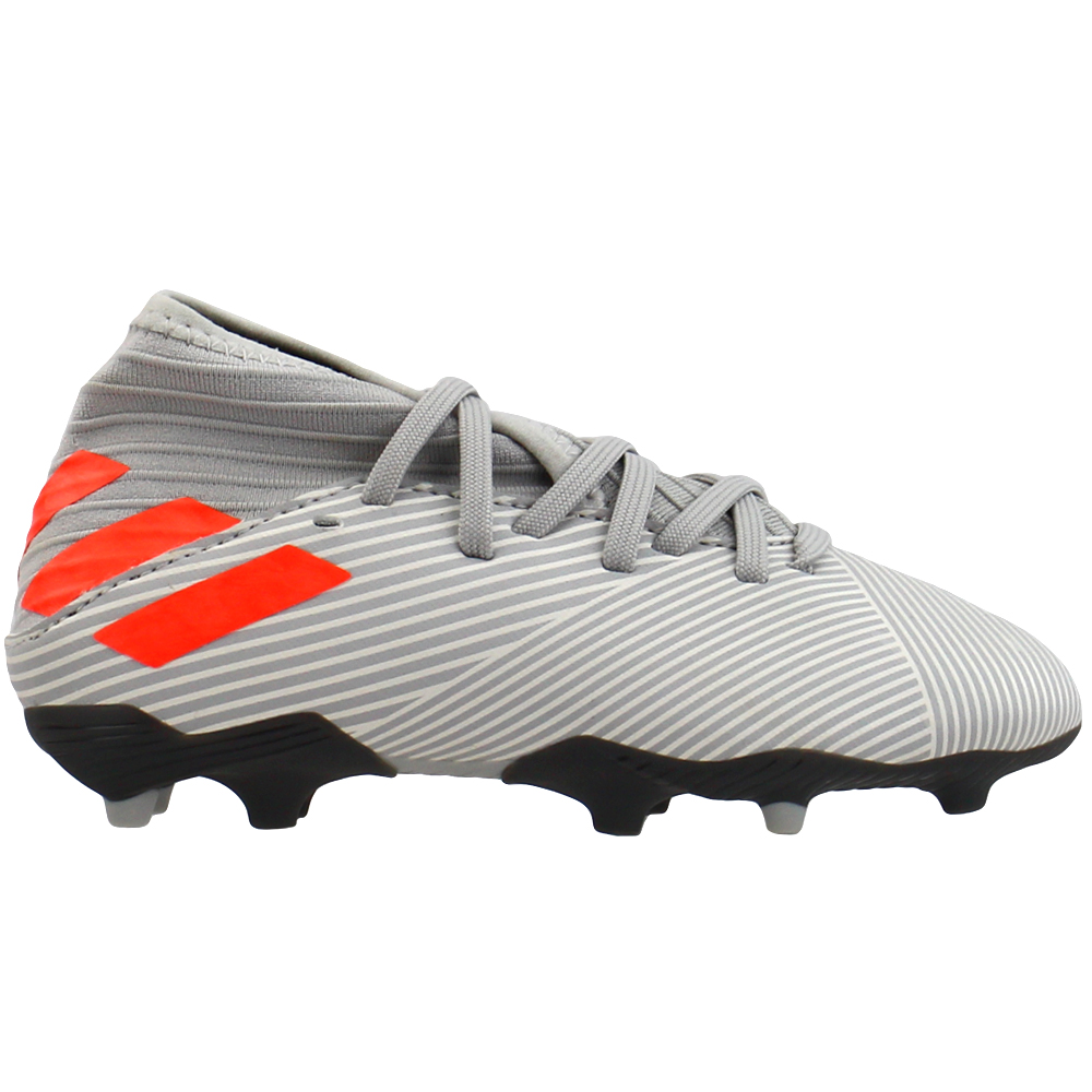 Don't want Distribution appear adidas Nemeziz 19.3 Firm Ground Soccer Cleats (Little Kid-Big Kid) Grey  Boys Lace Up Athletic