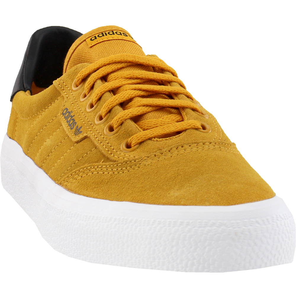 adidas 3MC Lace Up Sneakers Yellow Mens 