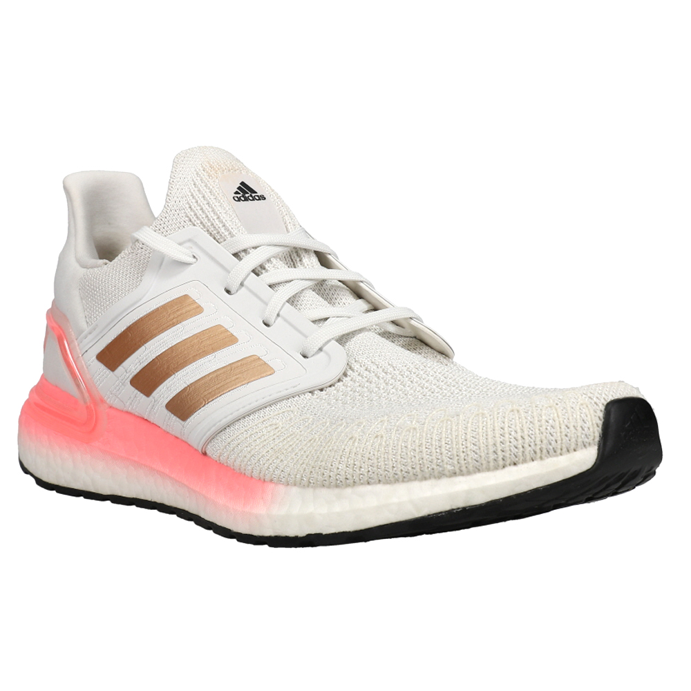 Adidas Ultraboost Running Shoes Pink White Womens Lace Up Athletic Adidas Ultraboost Running Shoes Pink White Womens Lace Up Athletic