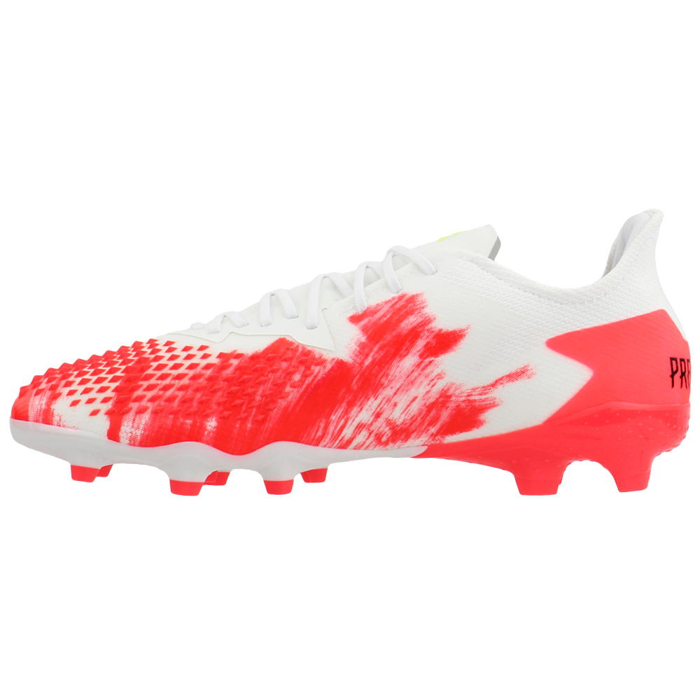 adidas Predator 20.2 Firm Ground Soccer Cleats Pink, White Mens Cleats,  Lace Up Athletic