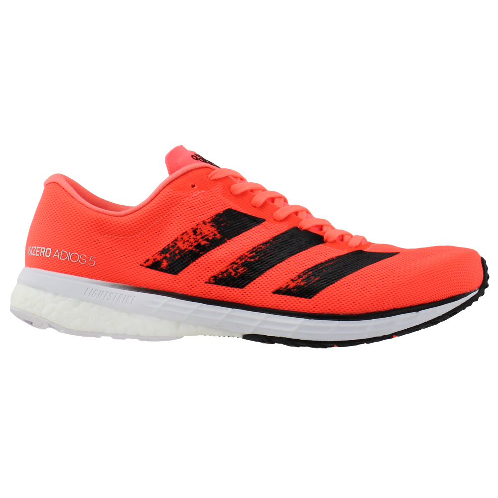adidas Adizero Adios 5 Running Shoes Orange Mens Lace Up Athletic