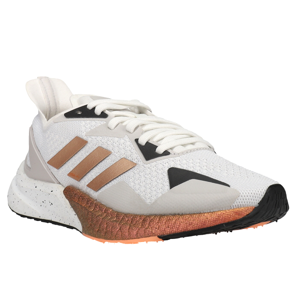 adidas X9000L3 Running Shoes White Womens Lace Up Athletic